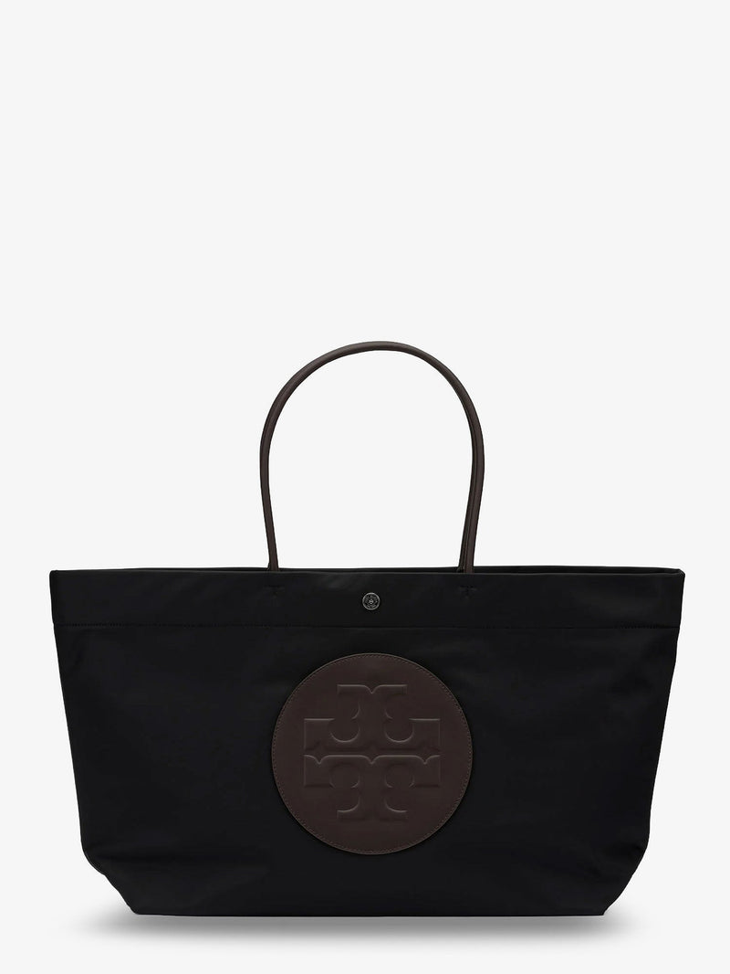 Tory Burch Tory Burch Ella Twist Nylon Shoulder Bag Black - World Class Fashion