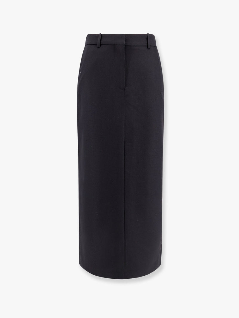Toteme Toteme Low-Waist Straight Skirt Black - World Class Fashion