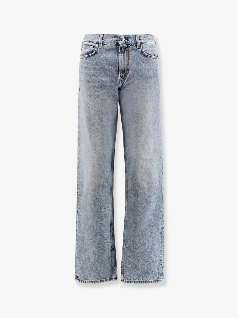 Toteme Toteme Low Straight Organic Cotton Jeans Blue - World Class Fashion