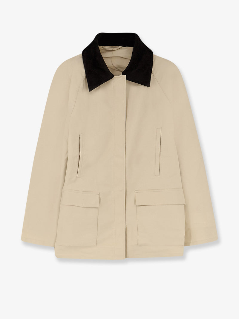 Toteme Chaqueta de algodón orgánico Toteme color beige para mujer - World Class Fashion