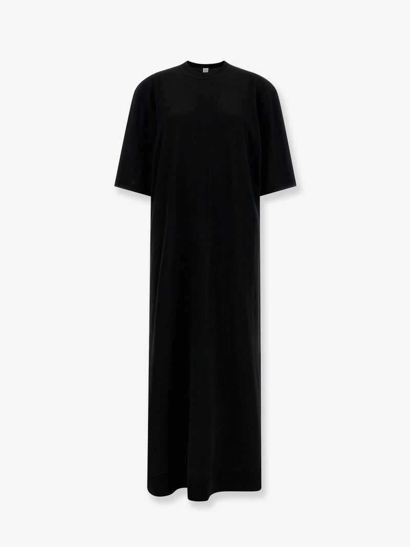 Toteme Toteme Long Merino Wool Dress Black Women - World Class Fashion
