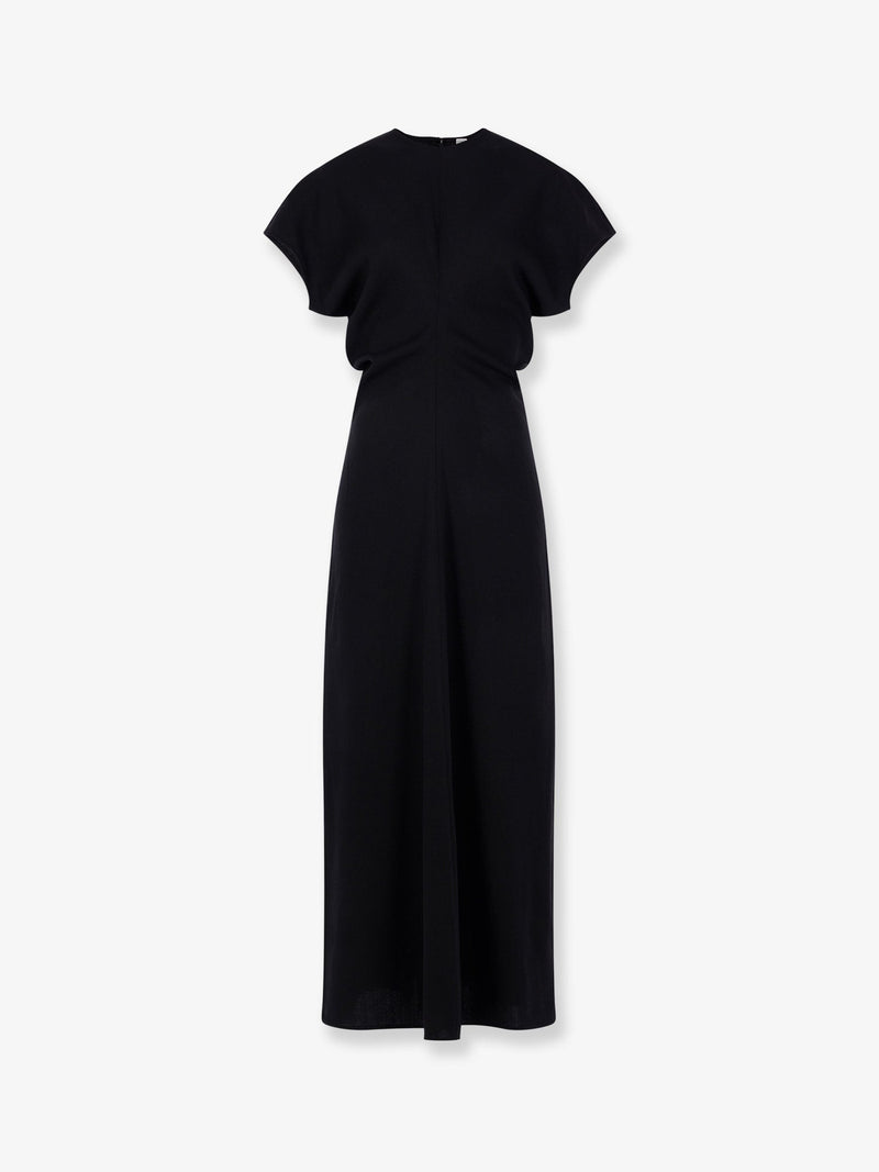Toteme Toteme Slouch Waist Wool Dress Black - World Class Fashion