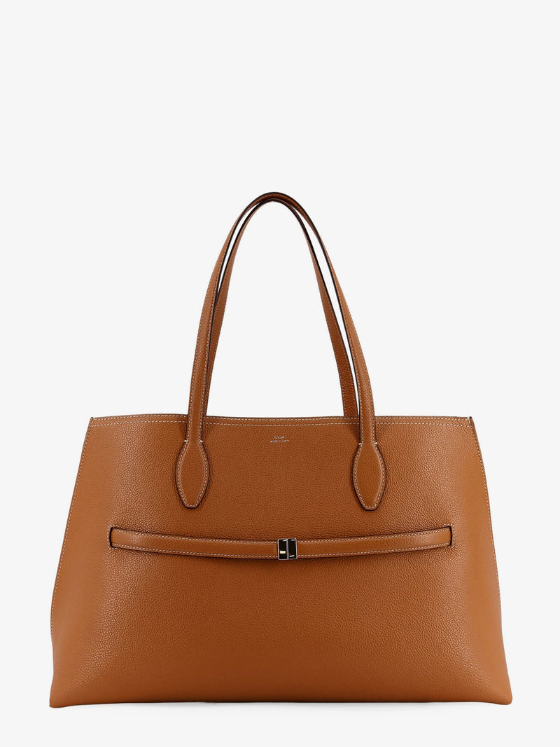 Toteme Toteme Leather Shoulder Bag Brown Women - World Class Fashion