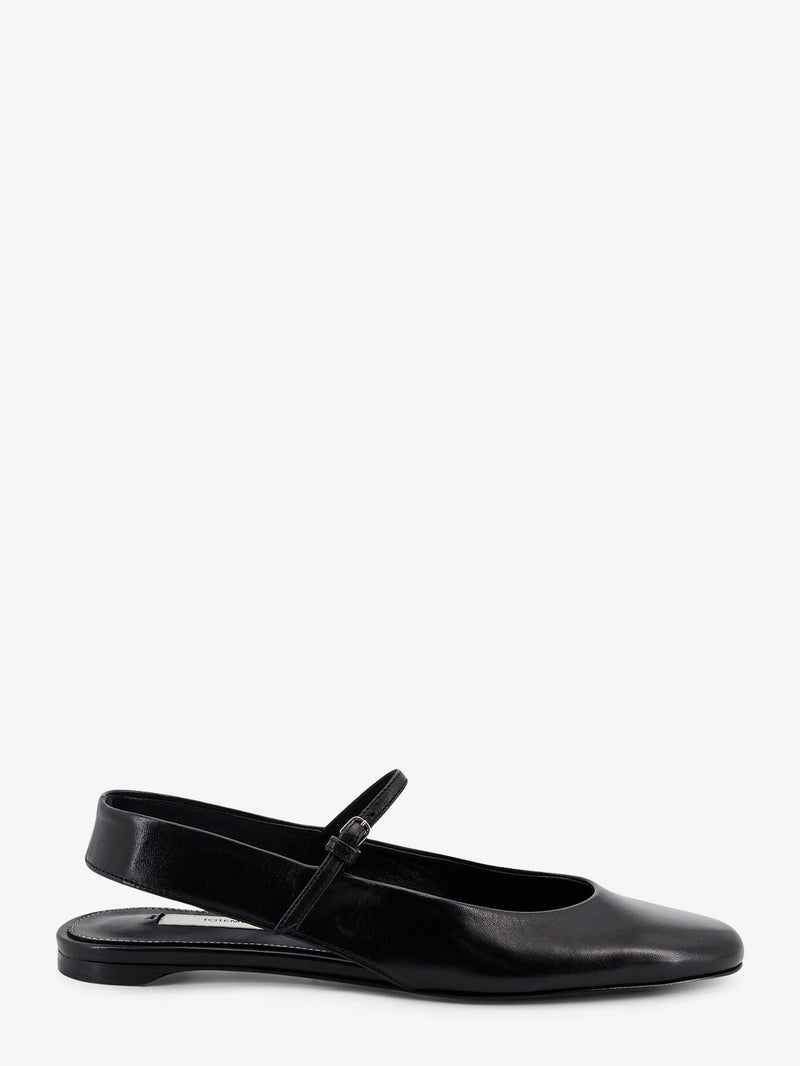 Toteme Bailarinas Toteme de Piel Negras para Mujer - World Class Fashion