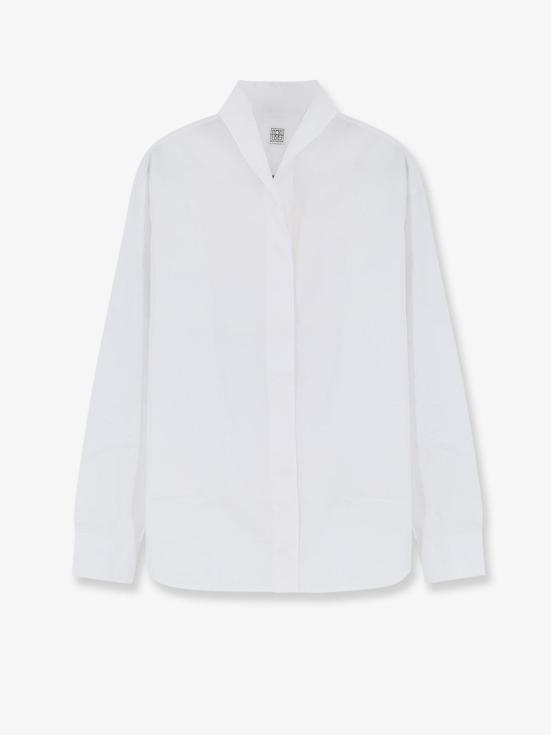 Toteme Toteme Cotton Shirt White Women - World Class Fashion