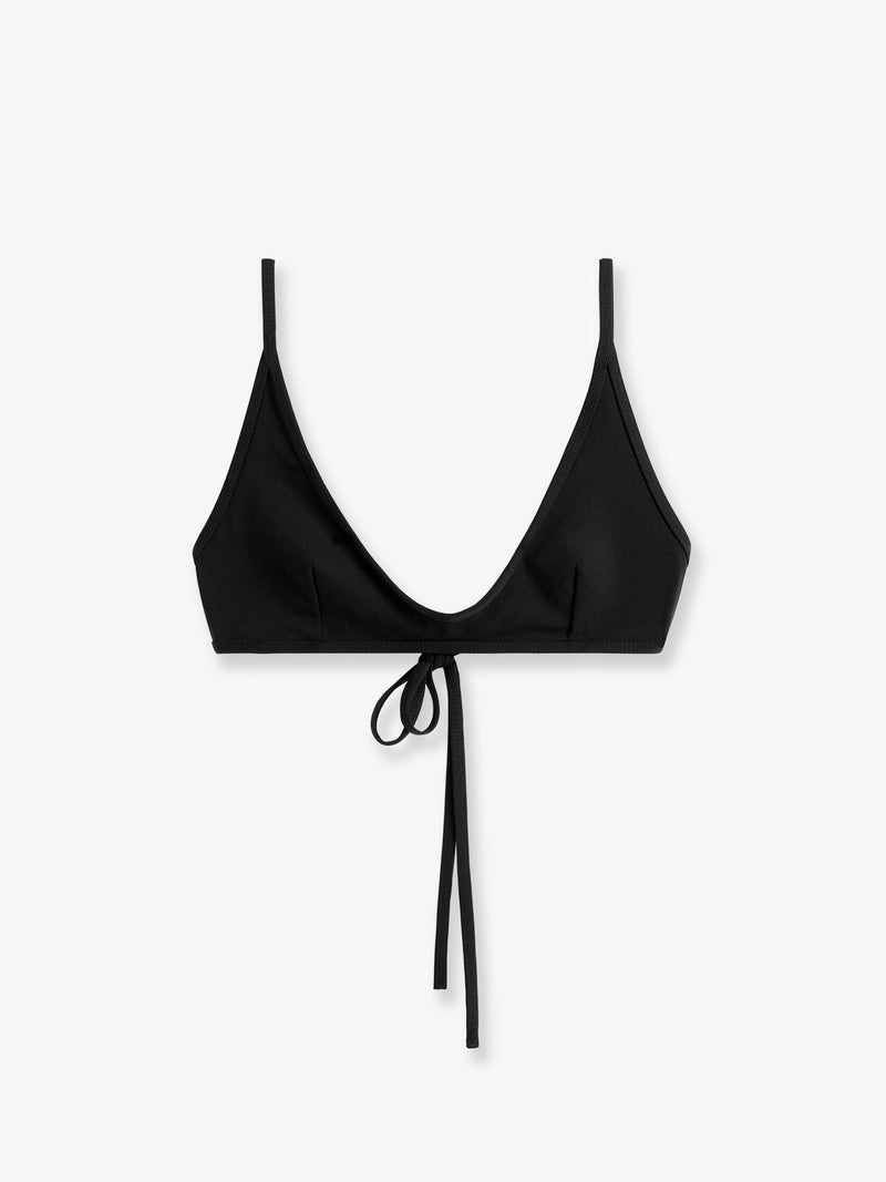 Toteme Toteme Nylon Bikini Top Black Women - World Class Fashion