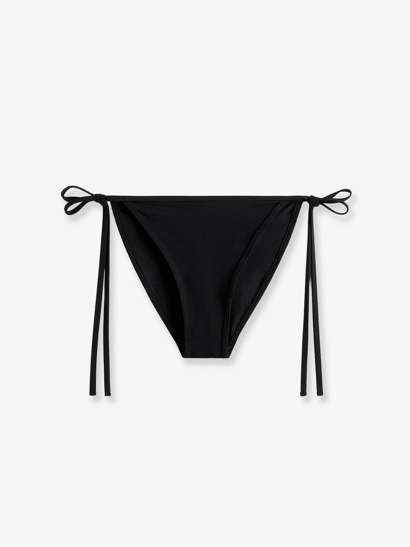 Toteme Toteme Scoop Nylon Bikini Bottom Black - World Class Fashion