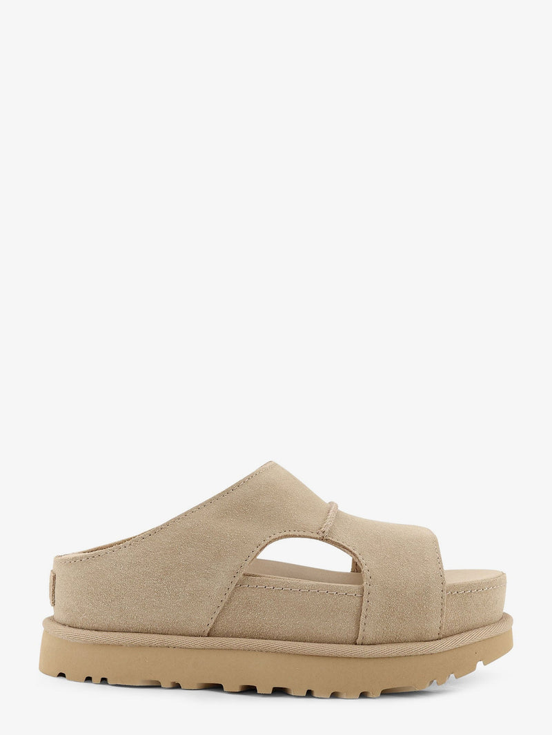 Ugg Ugg Goldenstar Suede Sandals Beige Women - World Class Fashion