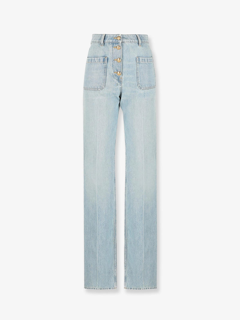 Valentino Valentino Chez Valentino Cotton Jeans Blue - World Class Fashion