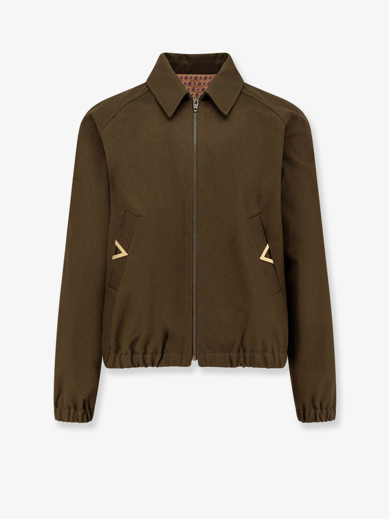 Valentino Valentino Cotton Jacket Green Men - World Class Fashion