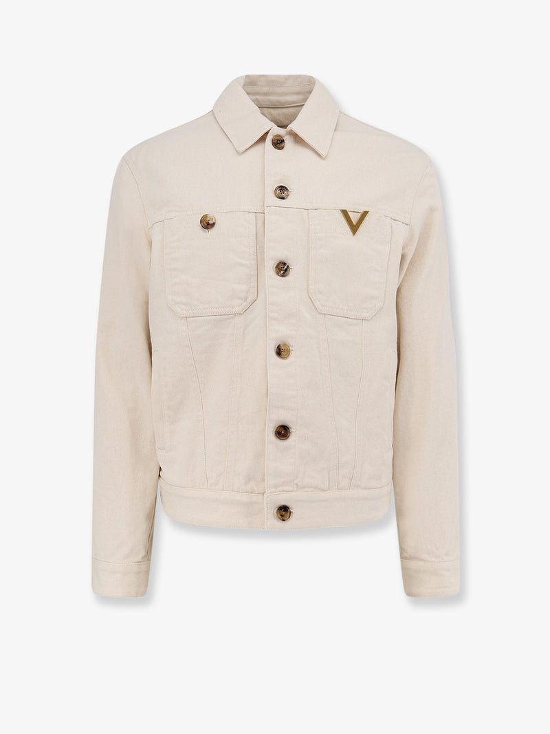 Valentino Valentino White Denim Jacket Men - World Class Fashion
