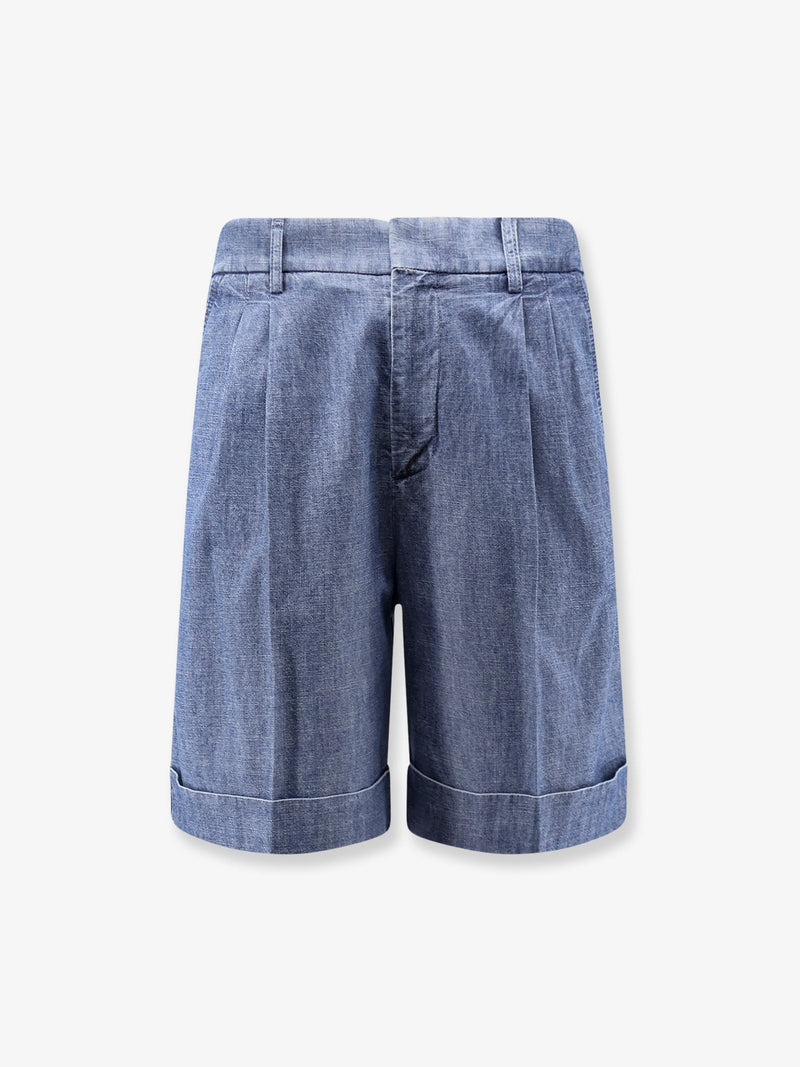 Valentino Valentino Denim Shorts Blue Men - World Class Fashion