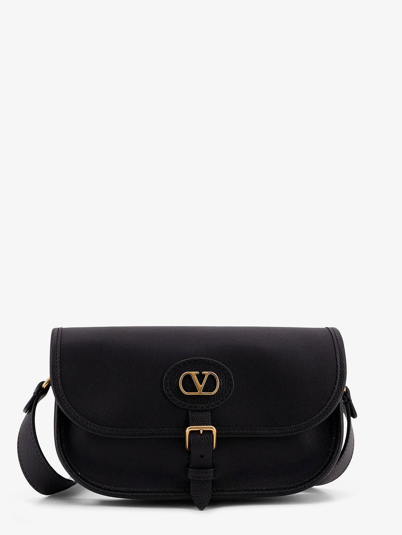 Valentino Garavani Valentino Garavani Leather Crossbody Bag Black - World Class Fashion