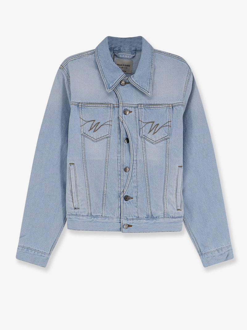 Walk In Paris Walk In Paris Postman Blue Denim Jacket Men - World Class Fashion