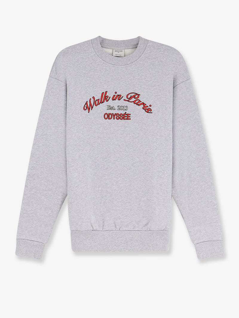 Walk In Paris Sudadera con cuello redondo Odyssée Walk In Paris gris - World Class Fashion