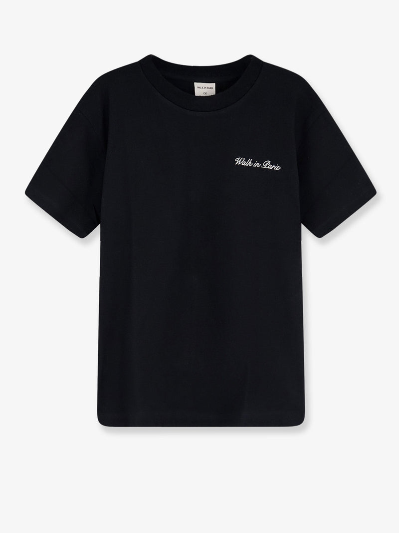 Walk In Paris Walk In Paris Camiseta Algodón Negra Hombre - World Class Fashion