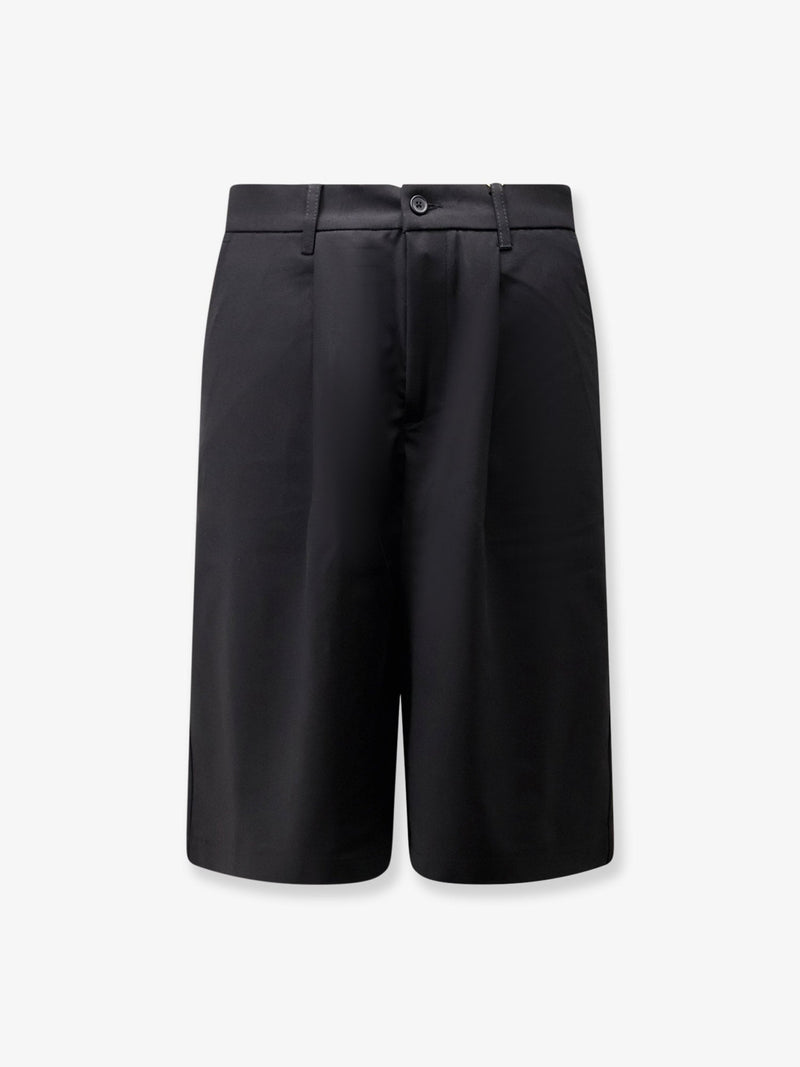 Woodbird Woodbird Wbbin Viscose Blend Bermuda Shorts Black - World Class Fashion