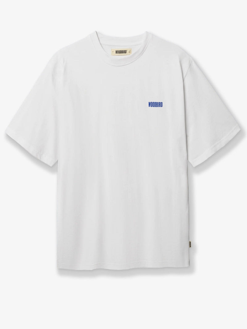 Woodbird Woodbird Camiseta de Algodón Blanca Hombre - World Class Fashion