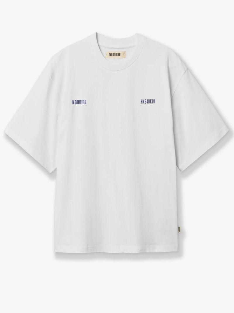 Woodbird Woodbird Wbbaine Zilla camiseta blanca de hombre - World Class Fashion