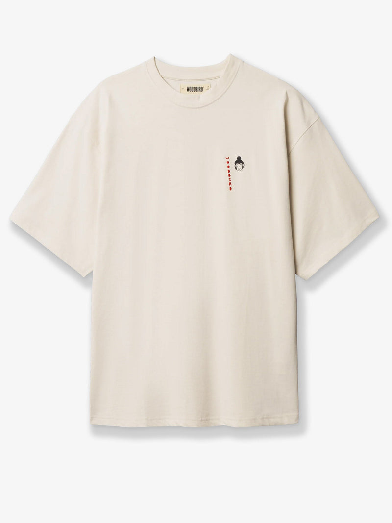 Woodbird Woodbird Wbbeam Suma Camiseta Blanca Hombre - World Class Fashion
