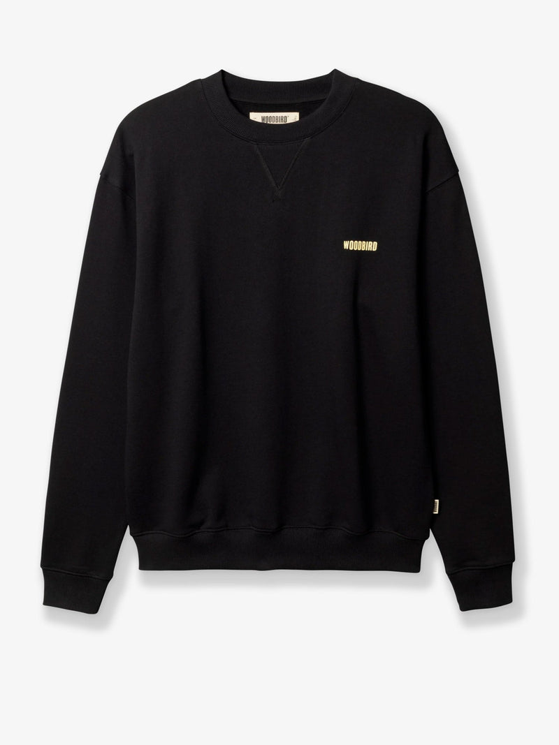 Woodbird Woodbird Cotton Sweater Negro Hombre - World Class Fashion