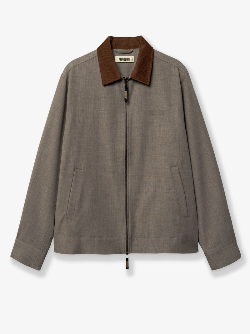 Woodbird Woodbird Wbpon Jacket Grey Men - World Class Fashion