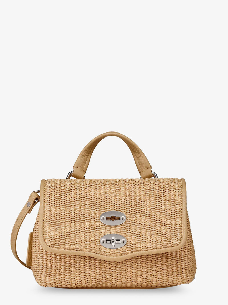 Zanellato Zanellato Postina Baby Wicker Crossbody Bag Beige - World Class Fashion