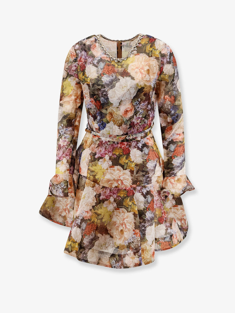 Zimmermann Vestido de lino y seda Zimmermann Alchemy Multicolor - World Class Fashion
