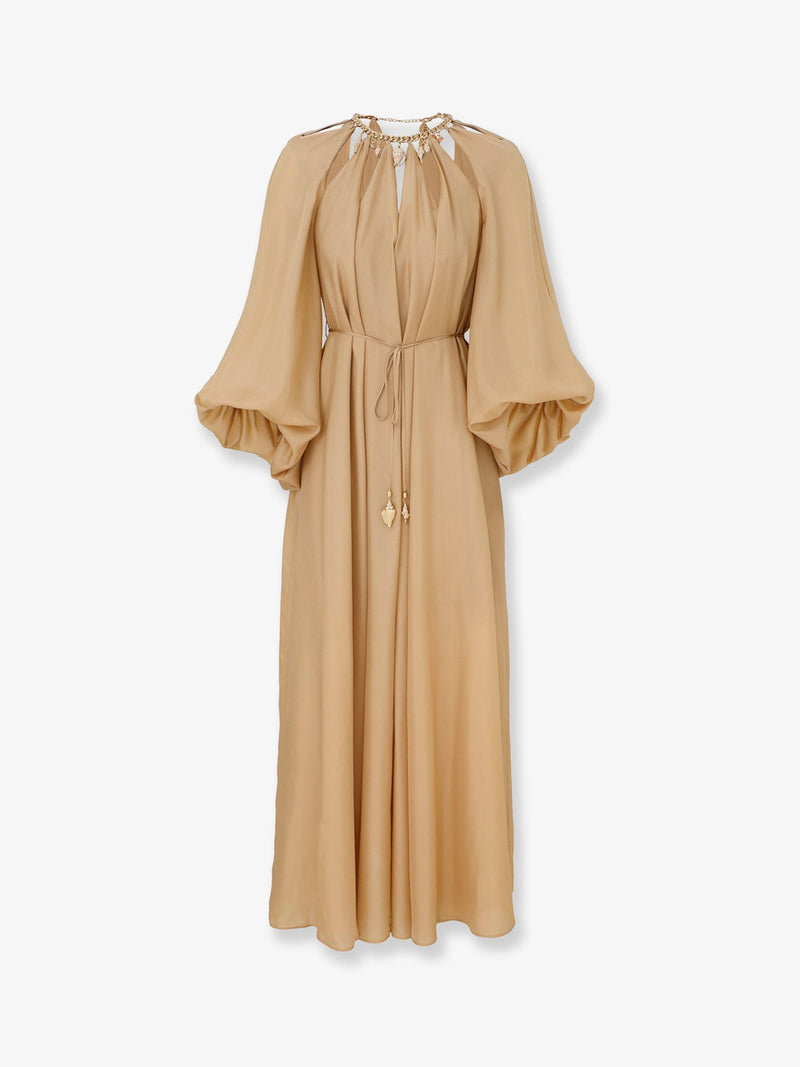 Zimmermann Zimmermann Mahon Long Silk Dress - World Class Fashion