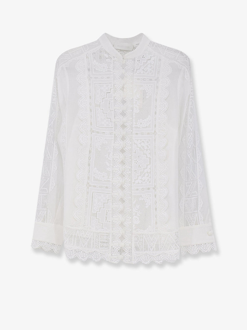 Zimmermann Zimmermann Aster Cotton Shirt - World Class Fashion