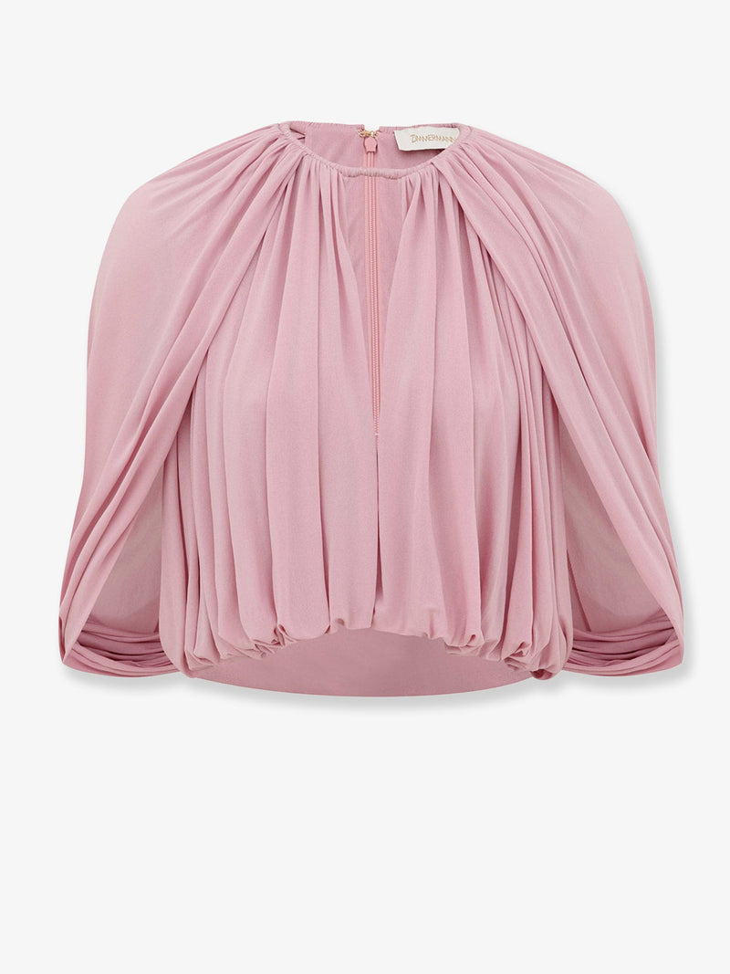 Zimmermann Zimmermann Alchemy Cropped Top Pink - World Class Fashion