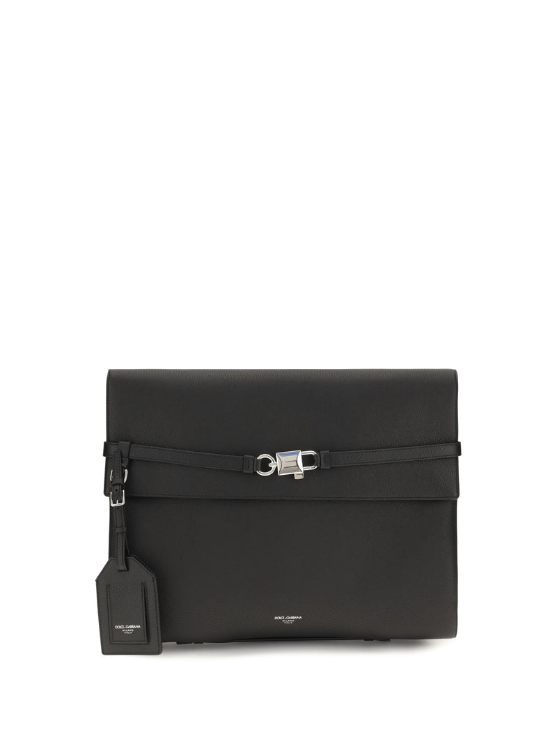Dolce & Gabbana Dolce & Gabbana Calf-leather Shoulder Bag Nero - World Class Fashion