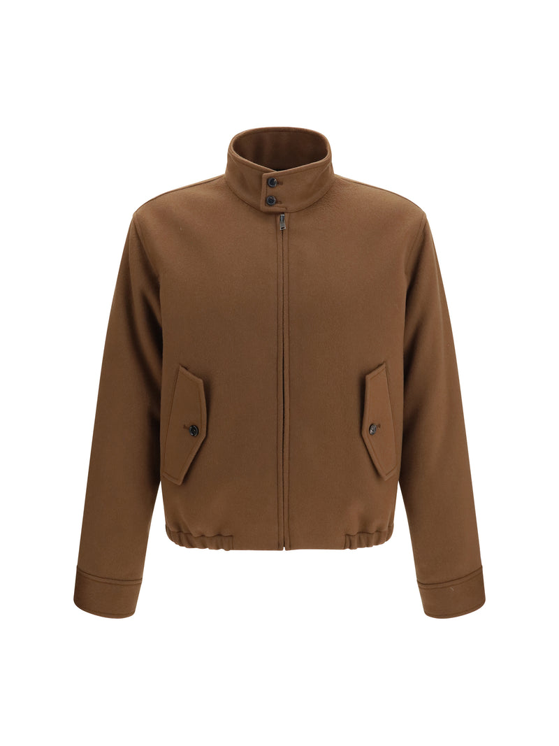 Bottega Veneta Bottega Veneta Wool and Cashmere Jacket Sepia Brown - World Class Fashion