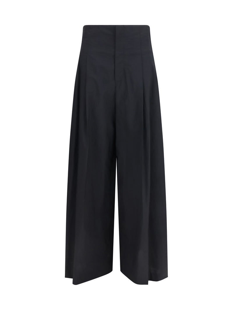 Brunello Cucinelli Brunello Cucinelli Tech Cotton Poplin Pants Nero - World Class Fashion
