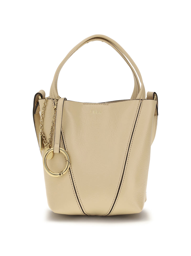 Chloe Chloé Spin Shoulder Bag Petal Beige - World Class Fashion