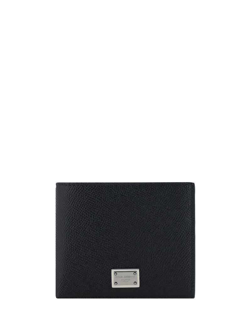 Dolce & Gabbana Dolce & Gabbana Leather Wallet Nero Men - World Class Fashion