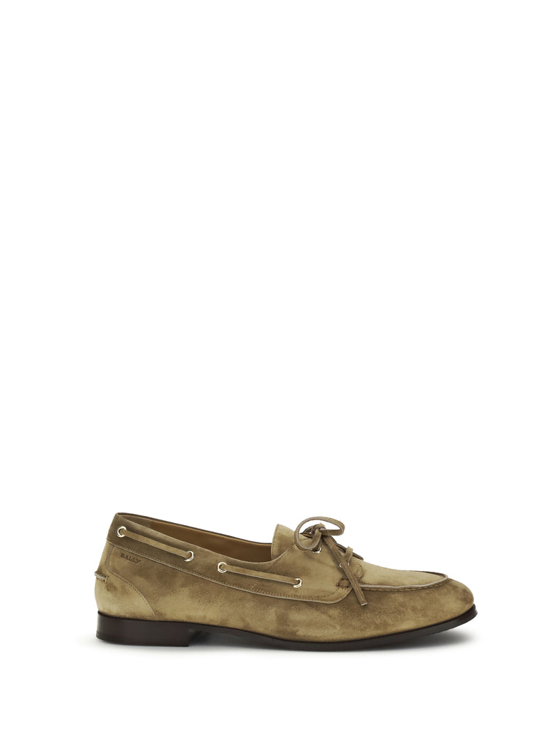 Bally Bally Plume Suede Loafers Sigaro - World Class Fashion