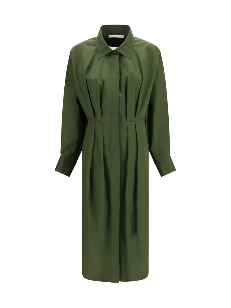 Givenchy Givenchy Poplin Shirt Dress Khaki Women - World Class Fashion