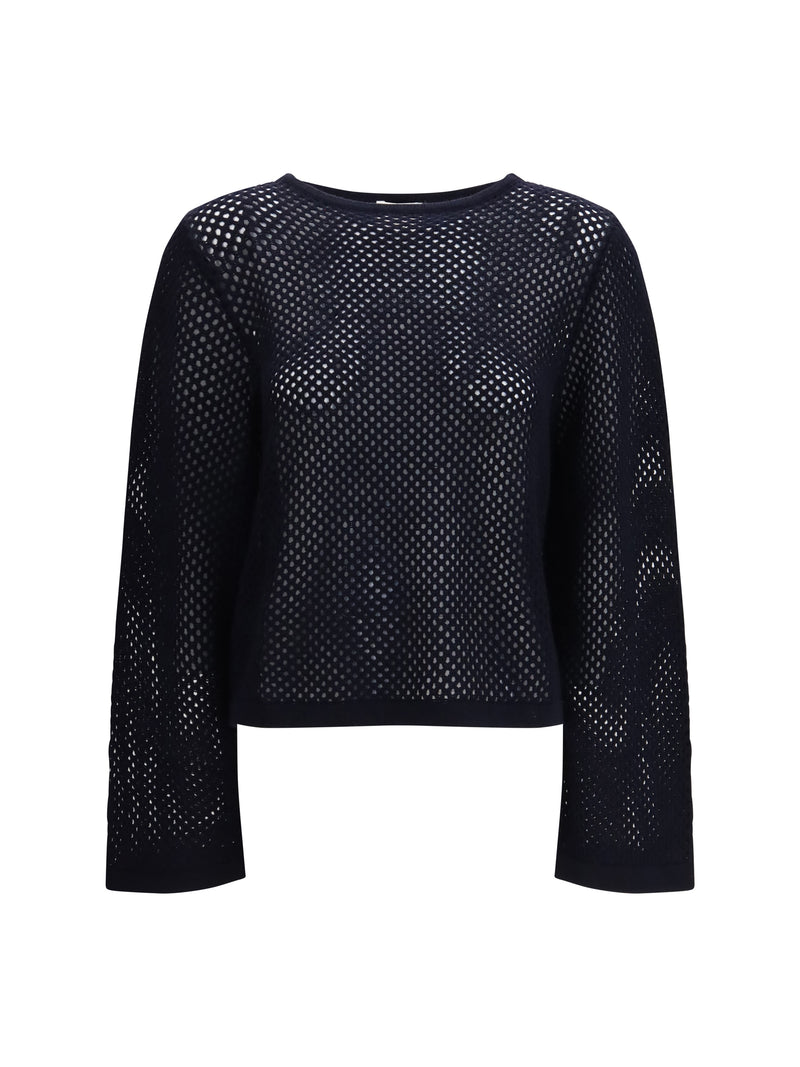 Allude Allude jersey perforado escote barco 14 - World Class Fashion