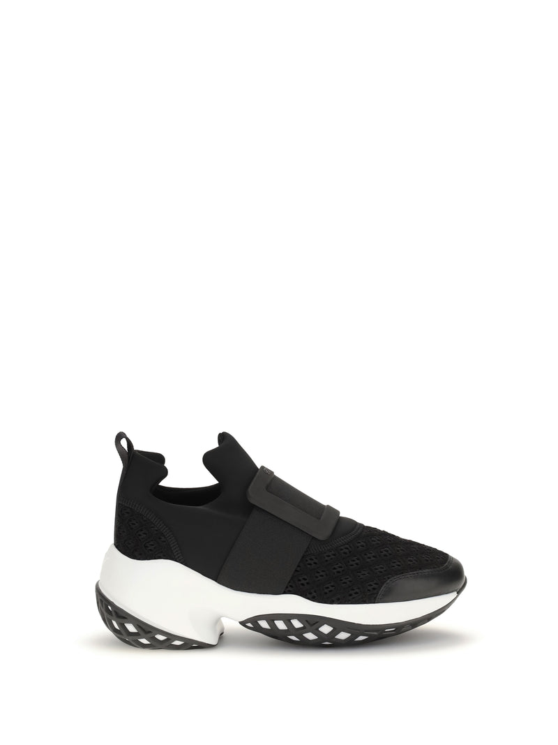 Roger Vivier Roger Vivier Zapatillas Viv' Run Negras para Mujer - World Class Fashion