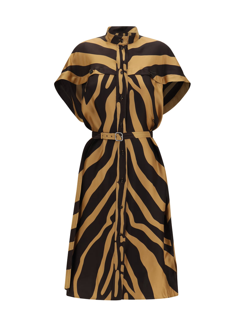 Ferragamo Ferragamo Twill Shirt Dress - World Class Fashion