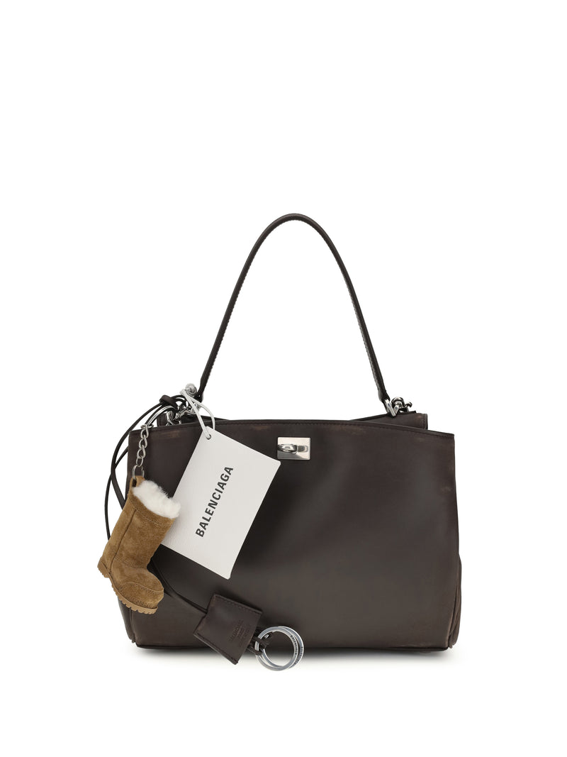 Balenciaga Balenciaga Small Rodeo Shoulder Bag Espresso - World Class Fashion