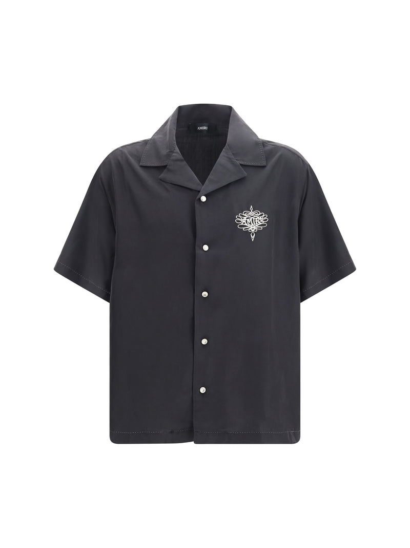 Amiri Amiri Oversized Lazo Safari Shirt Black Men - World Class Fashion