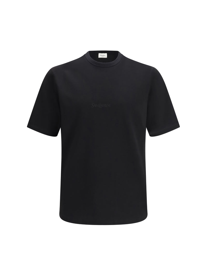 Saint Laurent Saint Laurent Cotton Jersey T-shirt Black Men - World Class Fashion