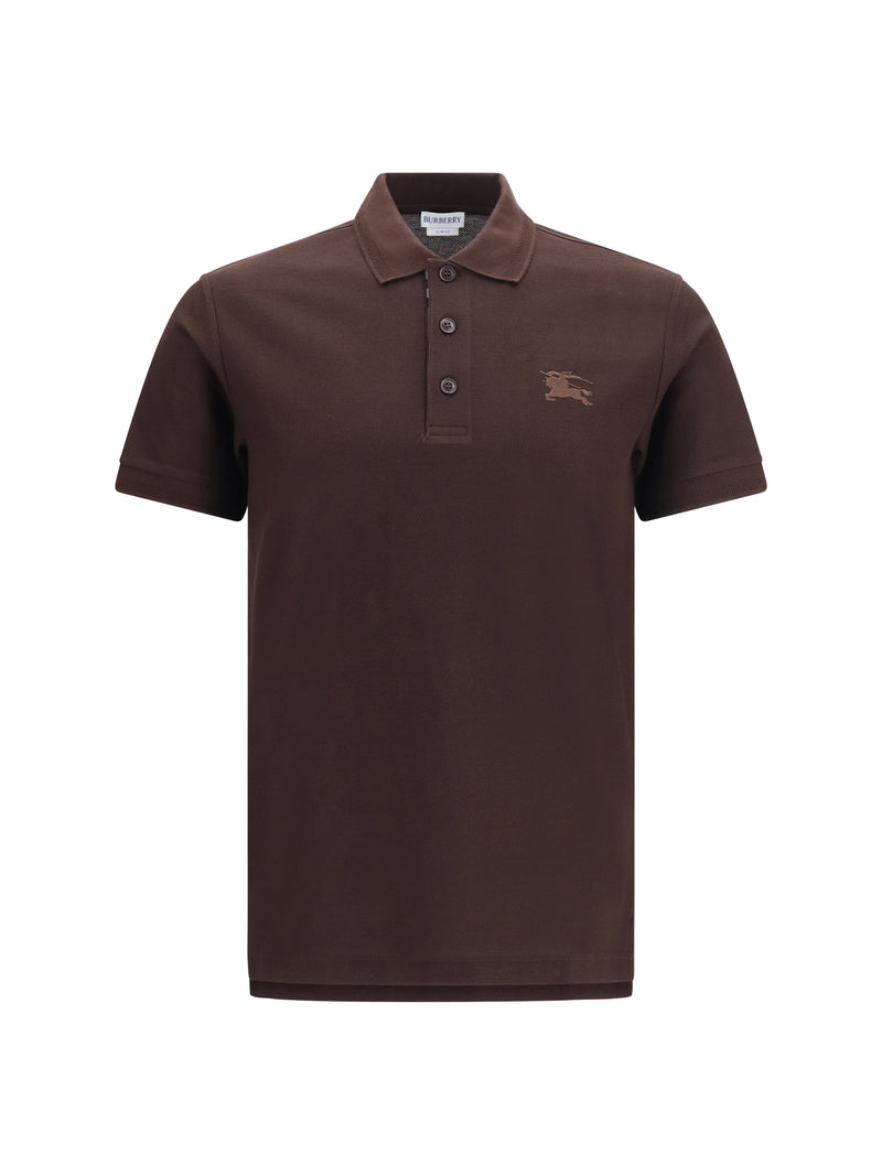 Burberry Burberry Cotton Piqué Polo Clove Brown Men - World Class Fashion