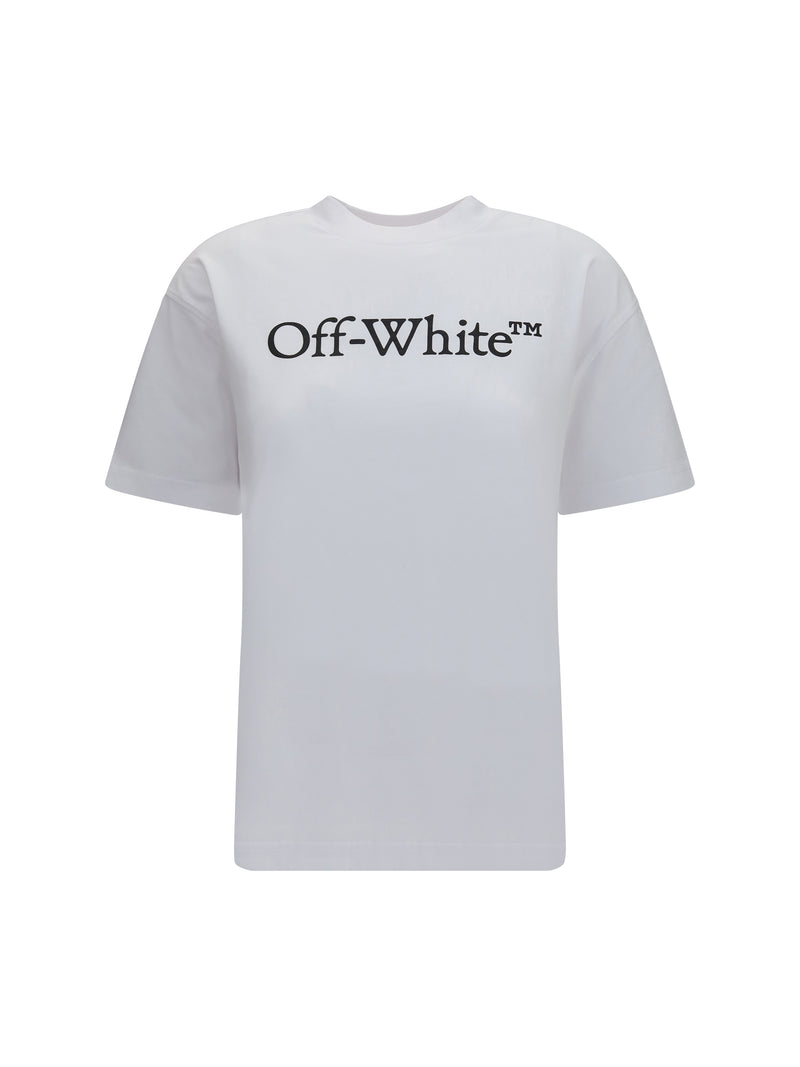Off-white Off-white Big Logo Bookish T-shirt White-Black - World Class Fashion