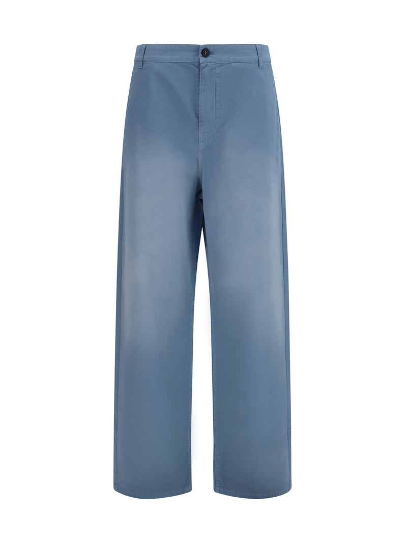 Miu Miu Miu Miu Garment-dyed Wide-leg Pants Astrale - World Class Fashion