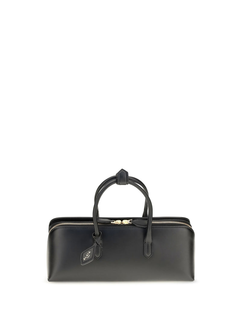 Alaia Alaïa Small Delta Nubuck Handbag Noir - World Class Fashion