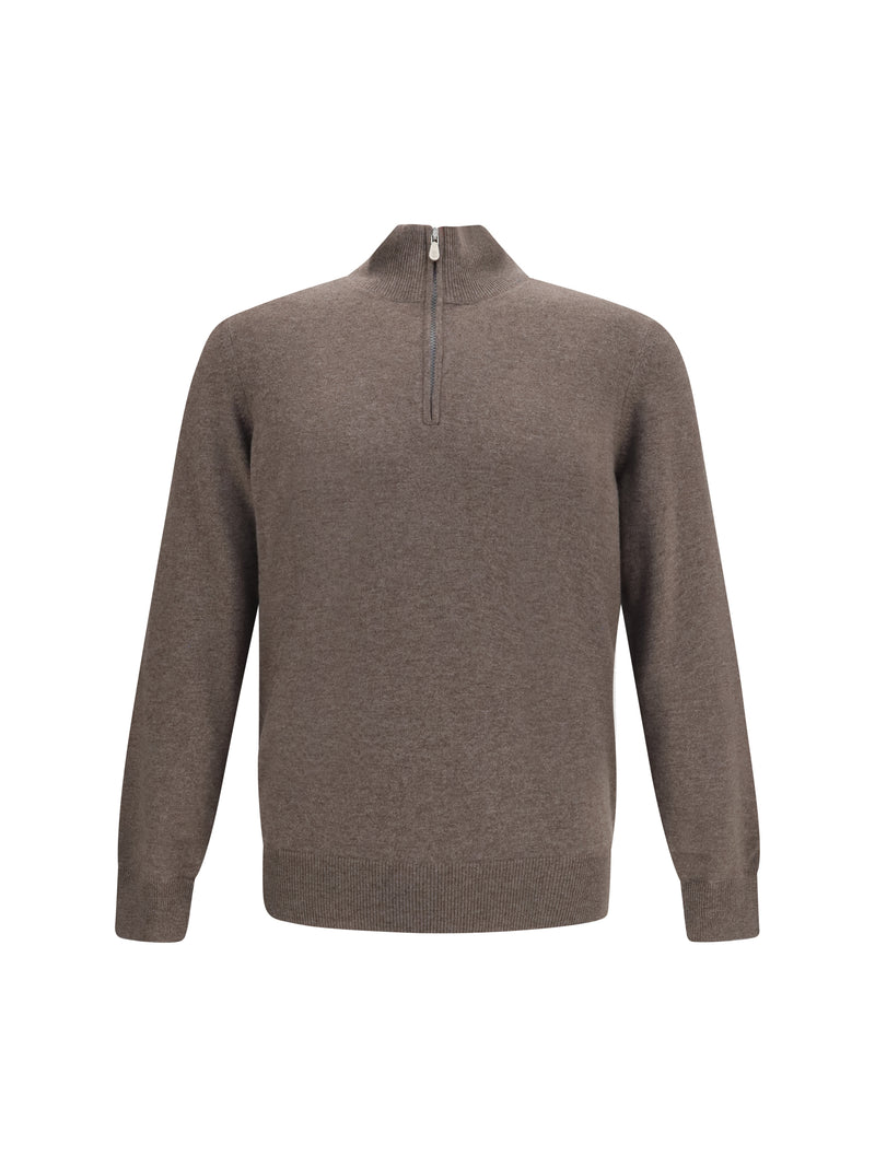 Brunello Cucinelli Brunello Cucinelli Cashmere Sweater Grey Men - World Class Fashion