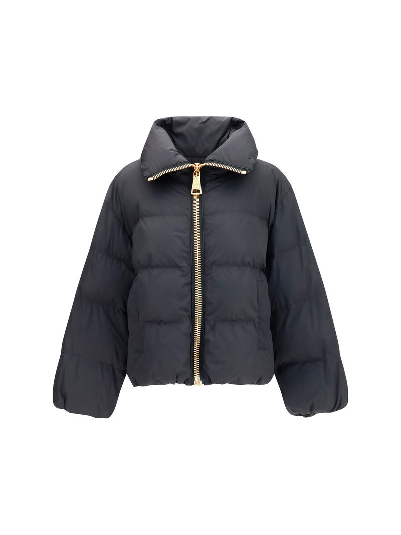 Balmain Balmain Padded High-neck Jacket Noir Women - World Class Fashion